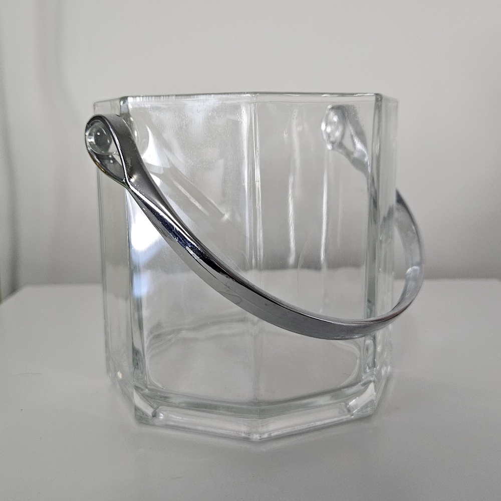 Vintage Luminarc Octime Glass Ice Bucket